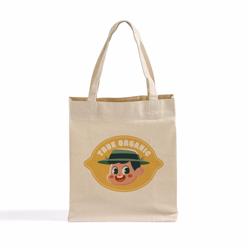 Recycled Casual Canvas Tote Bag