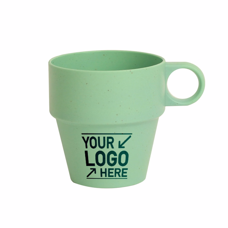 10OZ Wheat Straw Cup Mug With Handle