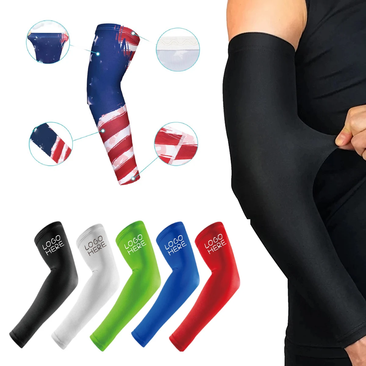 Sports Cooling Arm Sleeves 1