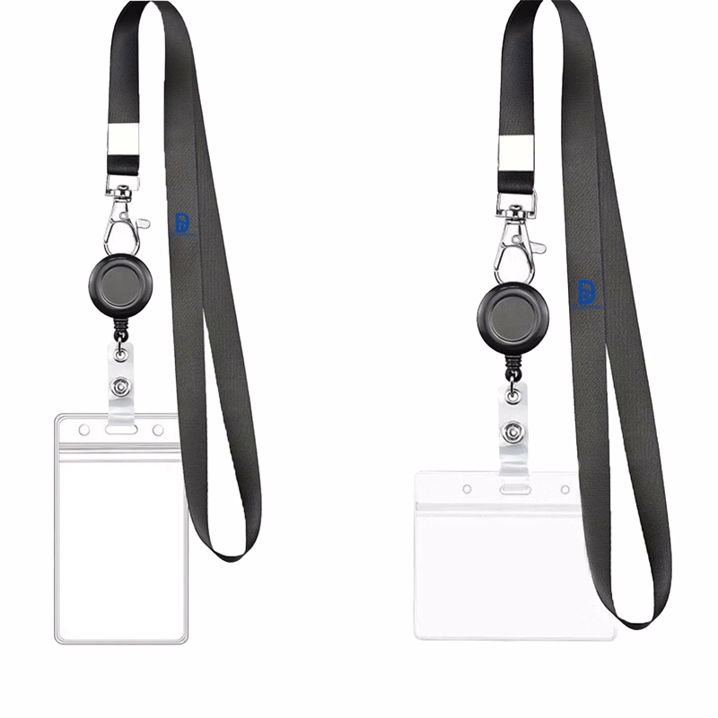 PU Multiple Card Slots Badge Holder