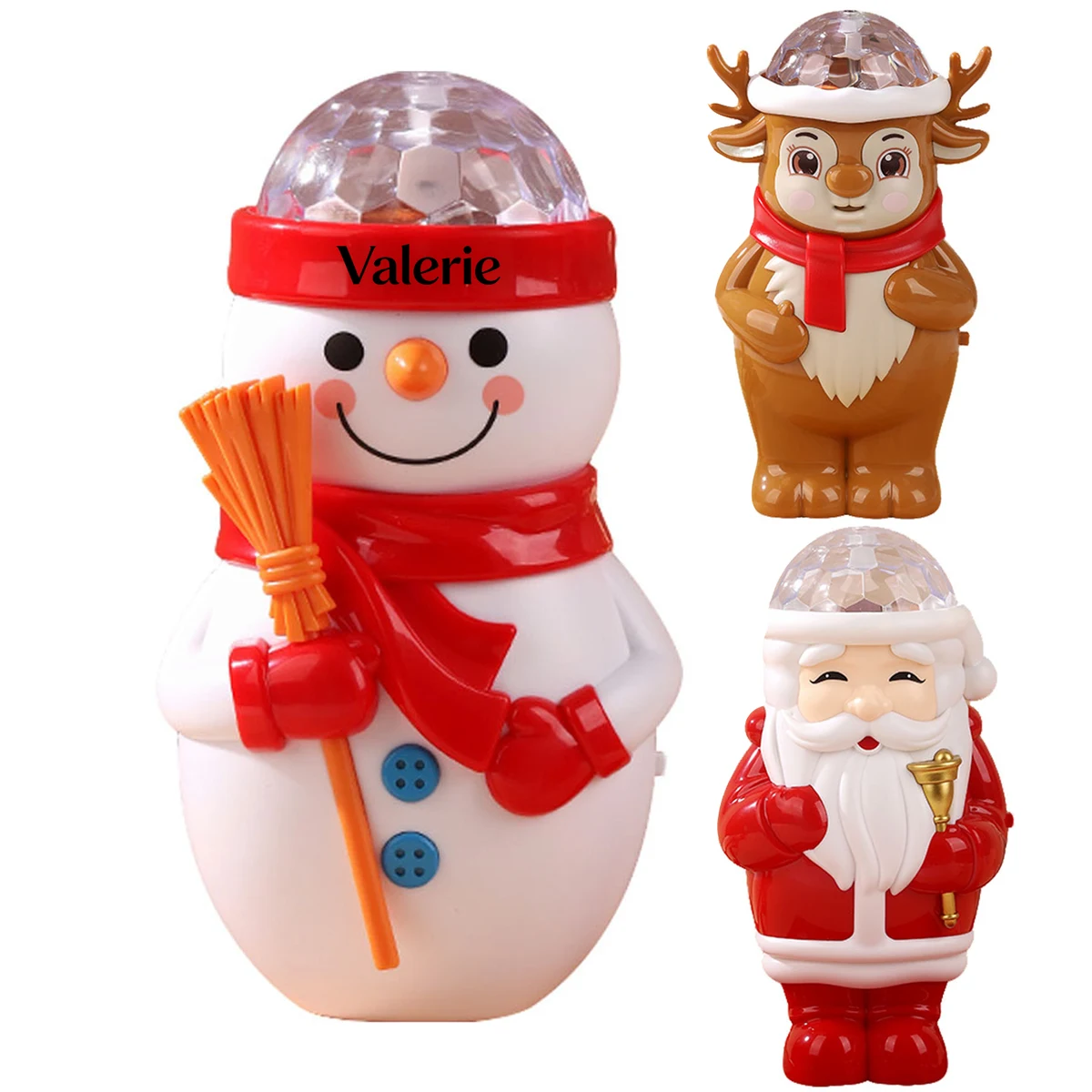 Magic Spin Snowman Light Projector(No Battery Included) 1