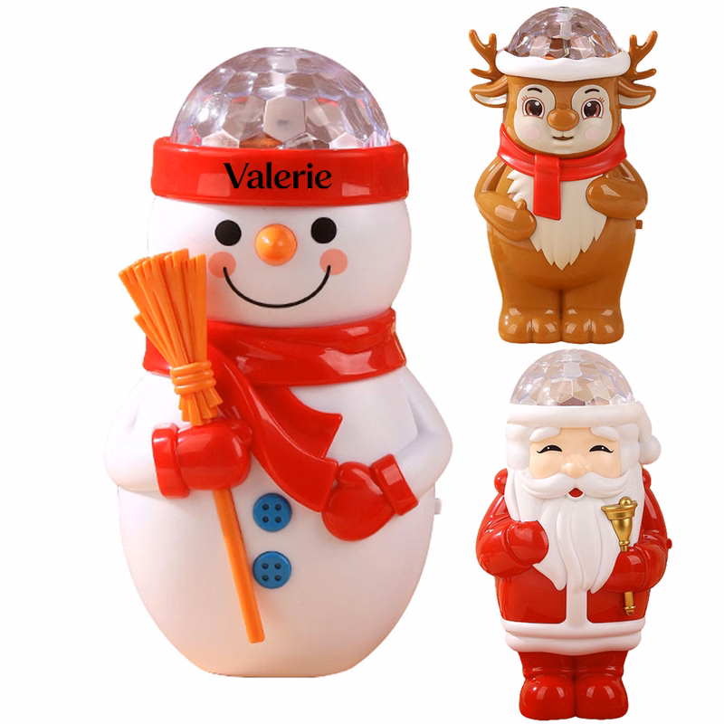 Magic Spin Snowman Light Projector(No Battery Included)