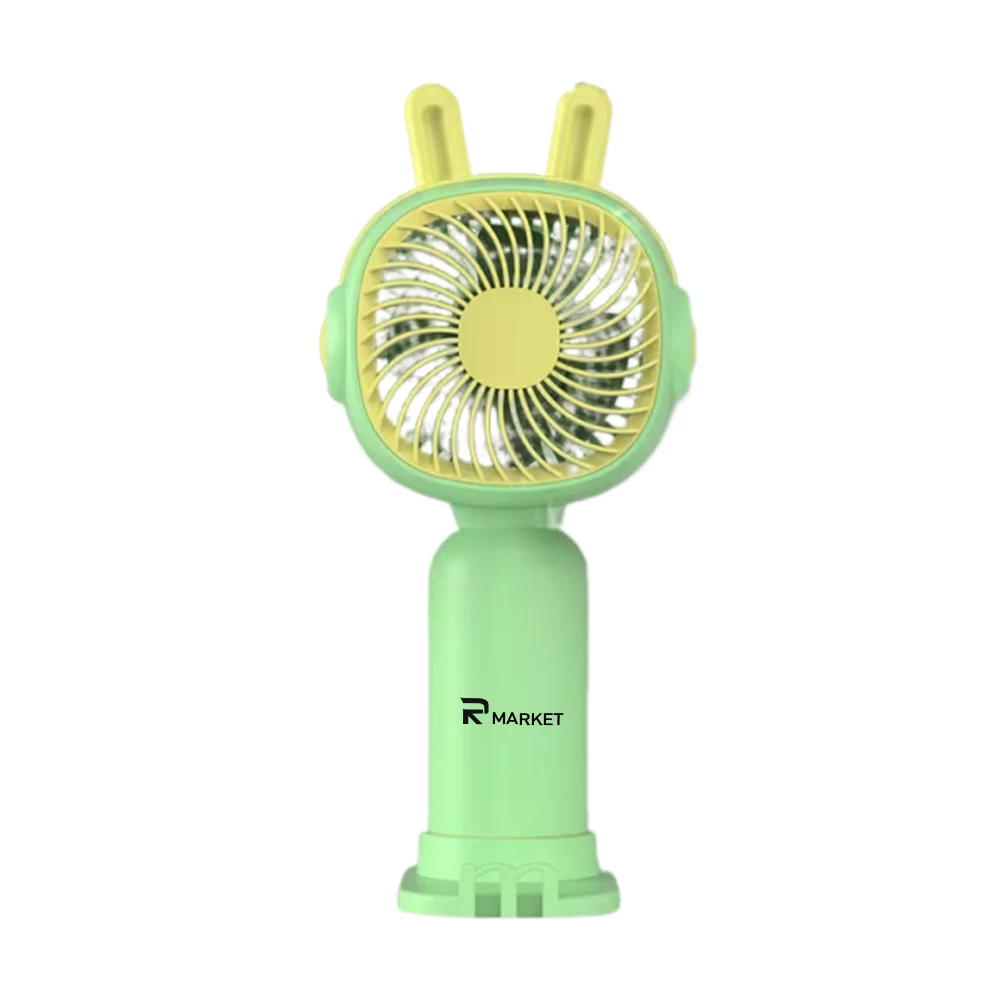 Handheld Bunny-Ear Mini Fan Style 1