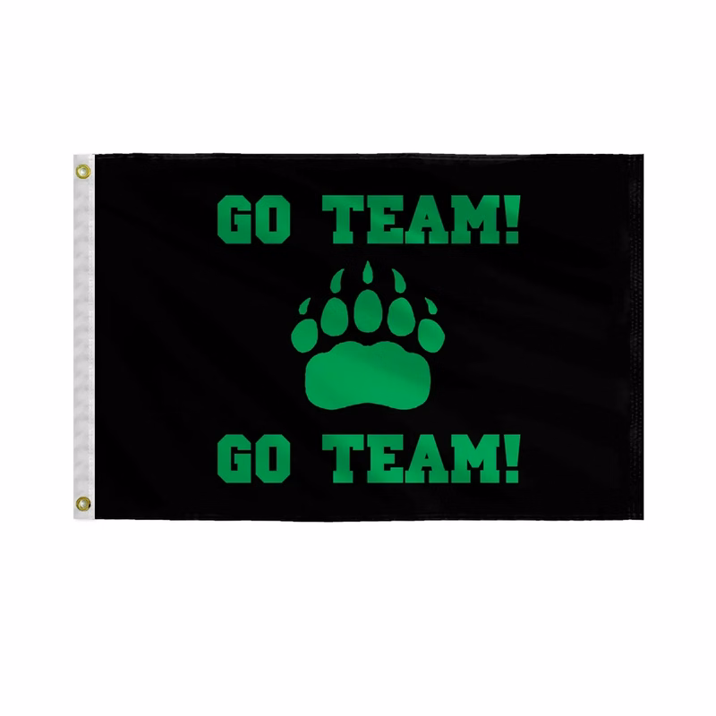 Paw Mascot Flags