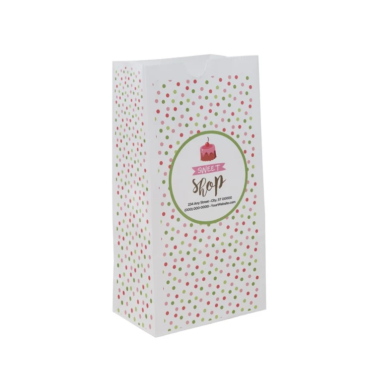 Christmas Scatter Design 1 SOS Paper Bags (5" x 9.75" x 3.125") 1