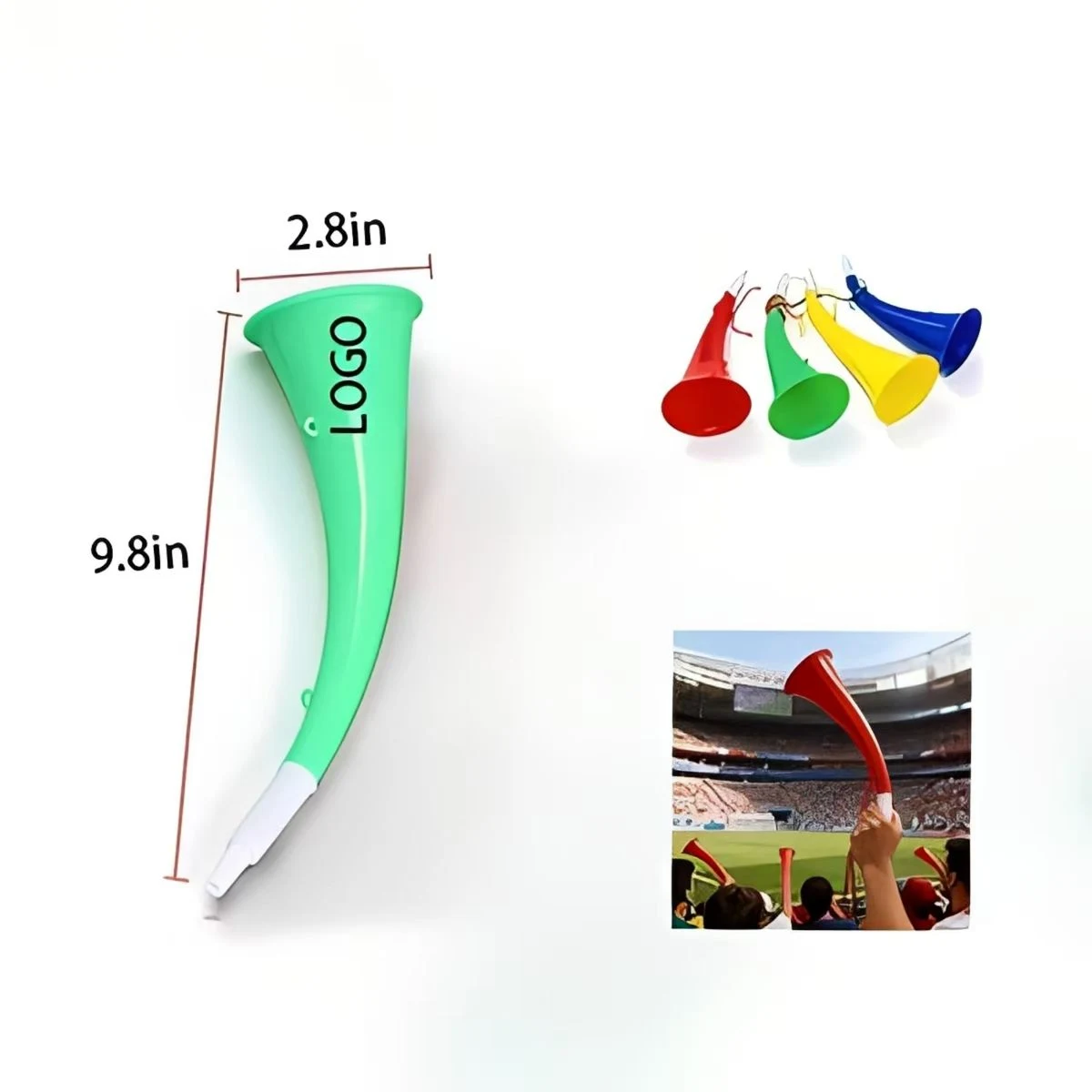 Plastic Cheerleading Horns 1