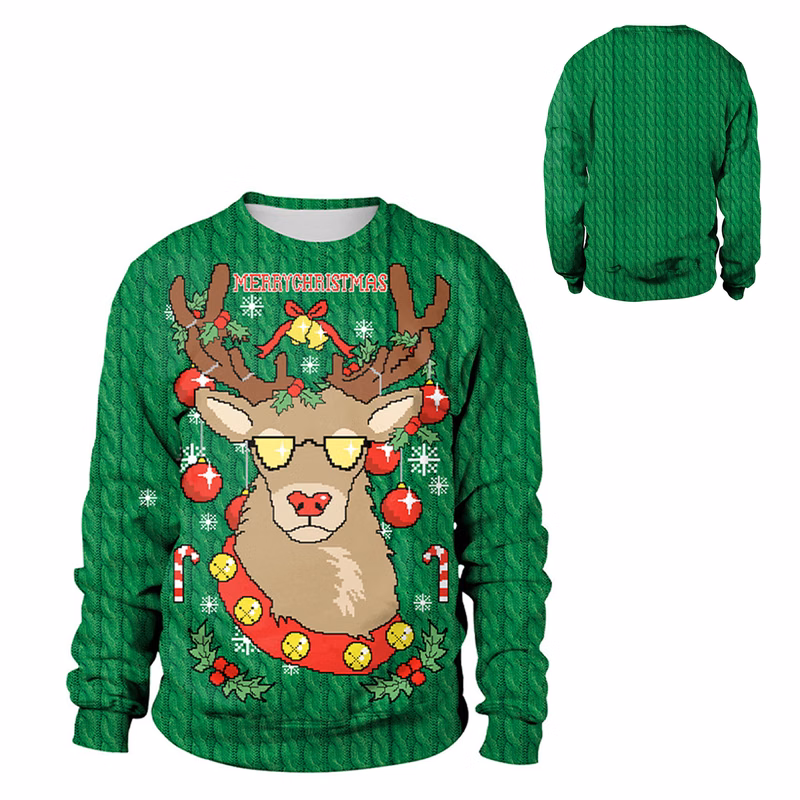 Colorful House Unisex's  Christmas Jumper Sweater Printed Pullover