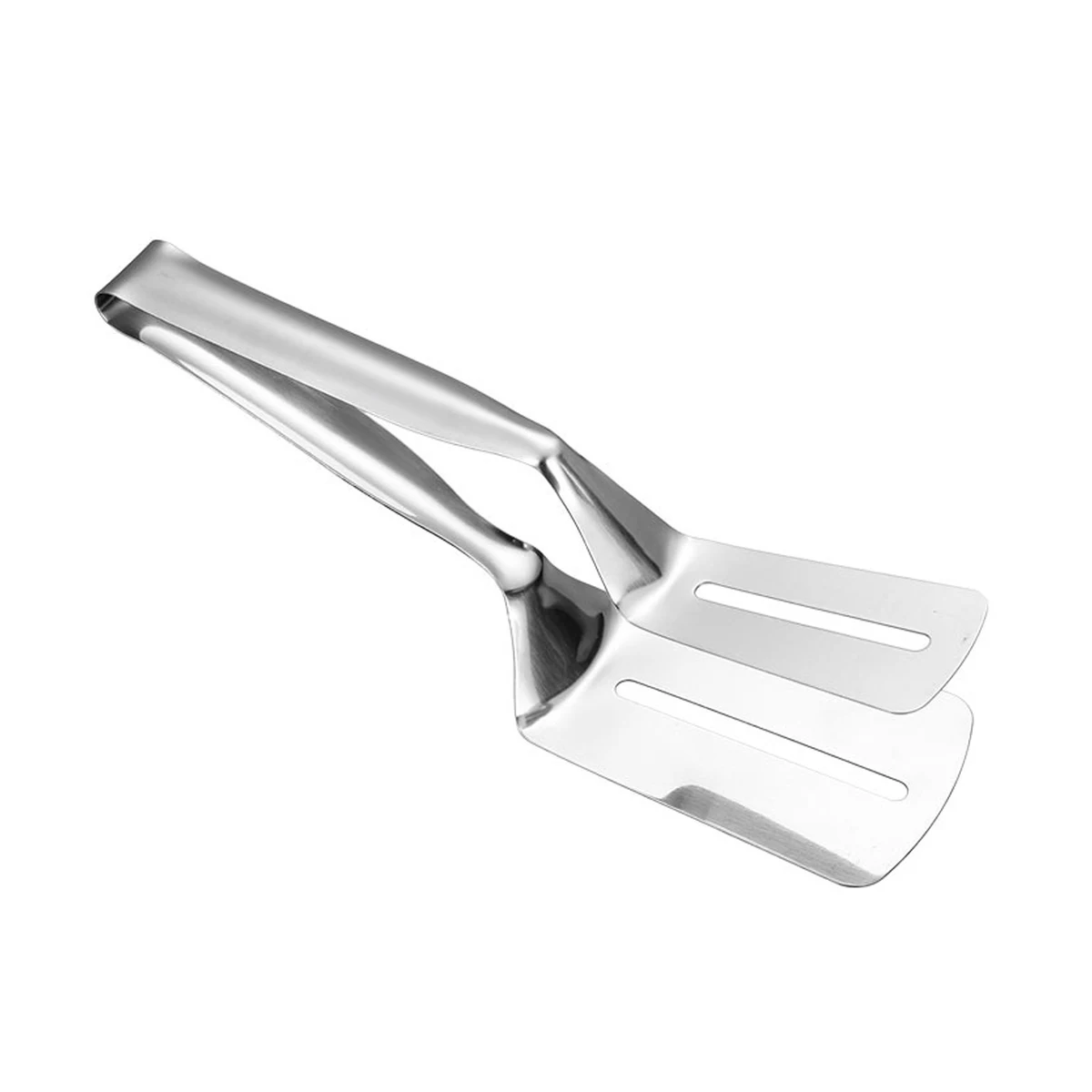 Customize Stainless Steel Steak And Pizza Spatula Tongs 1