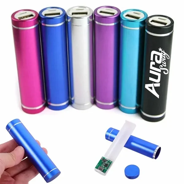 Custom 3.58 inch Eco Portable Power Bank — Full Color Device Charger Giveaway 1