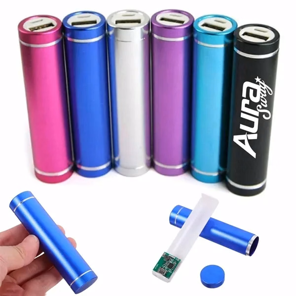 Custom 3.58 inch Eco Portable Power Bank — Full Color Device Charger Giveaway