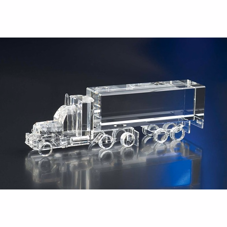 Designer Crystal Big Bad Truck (Large) Award