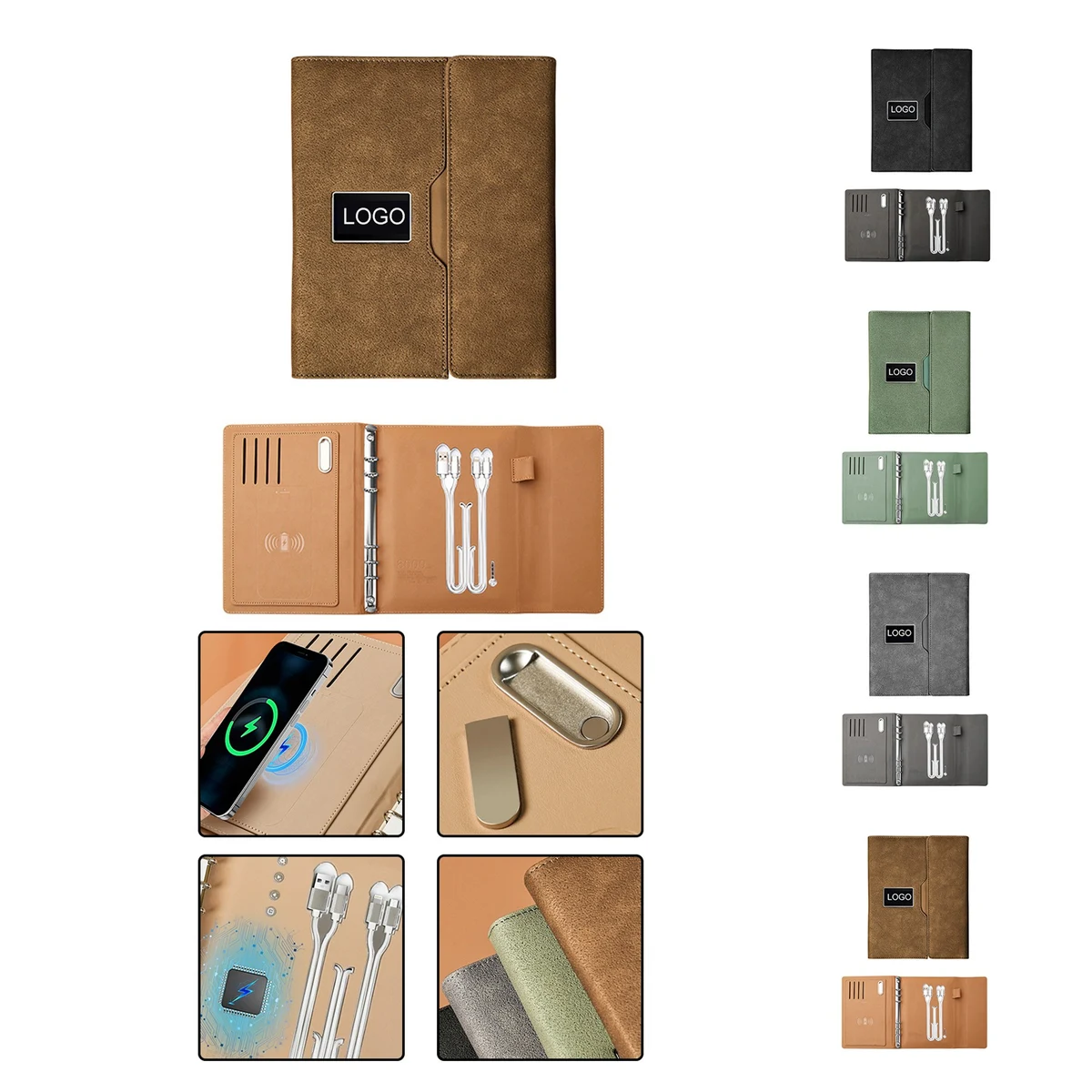 Multi Functional Wireless Charging Notebook 1