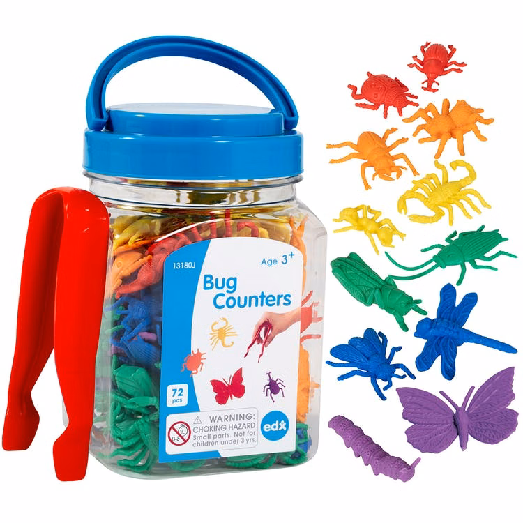 Insect Toys - Assorted Colors 72 Piece