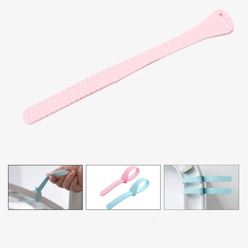 Adjustable Toilet Seat Cover Silicone Handle 1