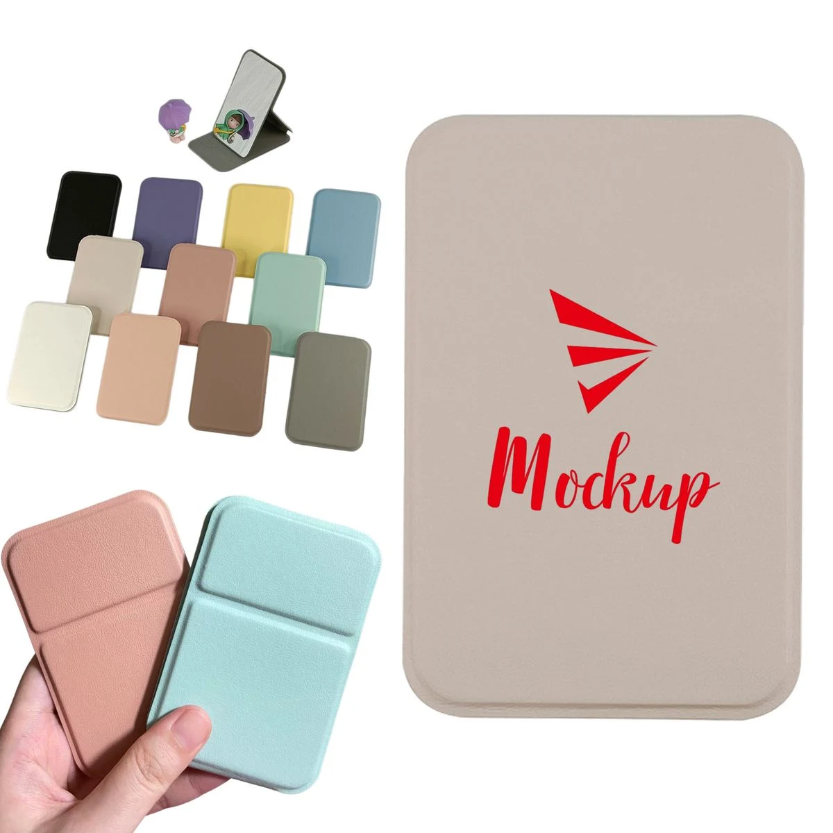 Pocket PU Leather Mirror 1