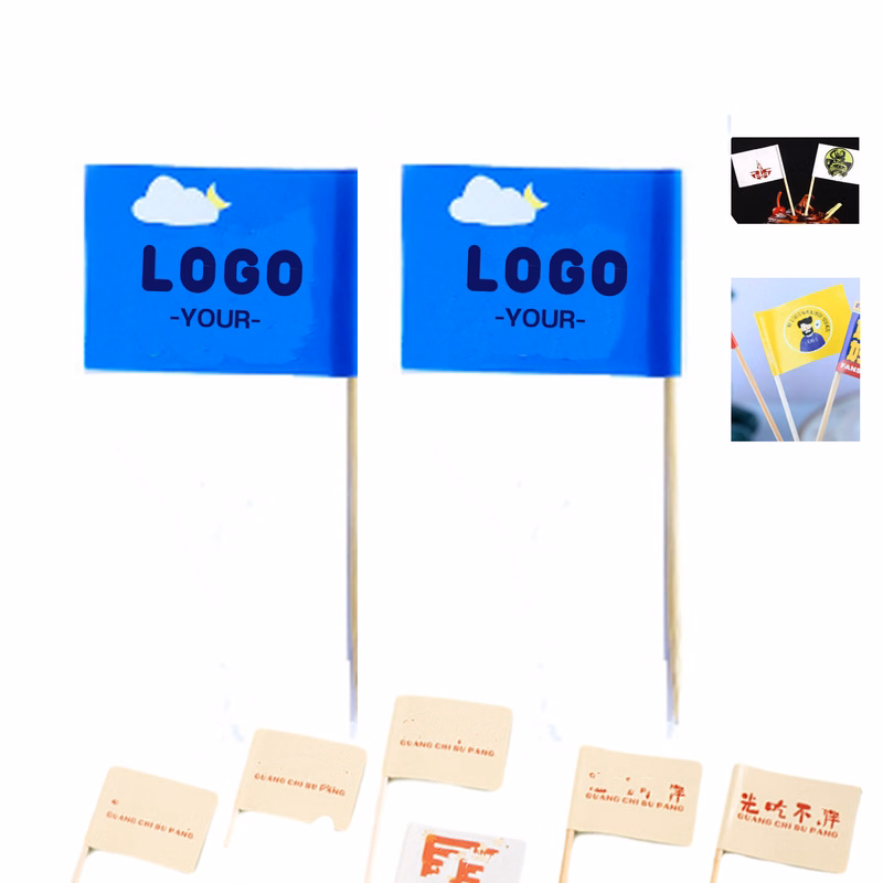 Toothpick Flag Mini Stick Cupcake Toppers Flags