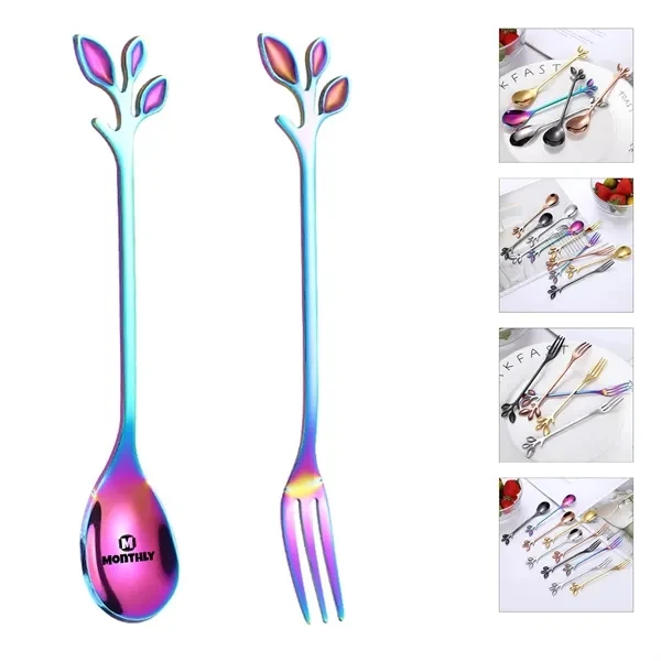 Custom Stainless Steel Dessert Spoon with Polished Finish — Premium Dining Utensil 1