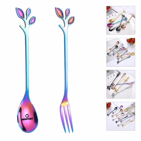 Custom Stainless Steel Dessert Spoon with Polished Finish — Premium Dining Utensil