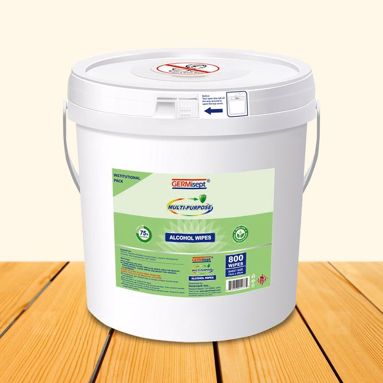 75% Alcohol Wipes - 800-Count Bucket