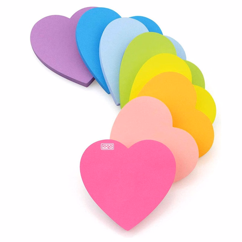 8 PCS Heart Shaped Sticky Notes Set