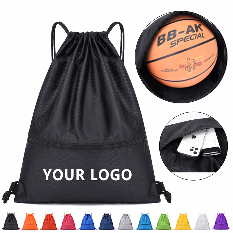 Large Sports Drawstring Backpack