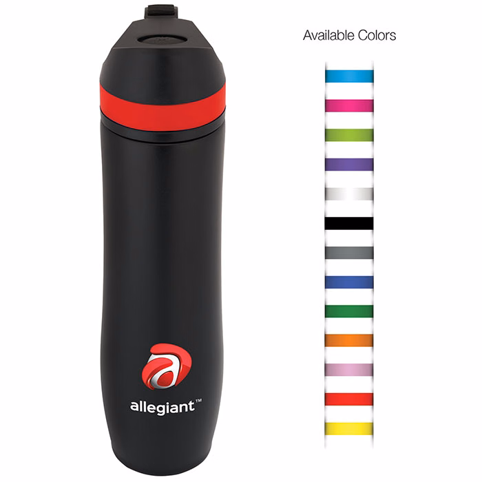20 oz Persona® Wave Trail Vacuum Water Bottle
