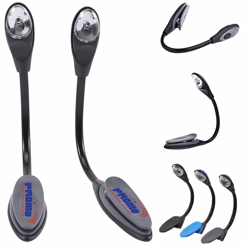 Lightweight Clip LED Flexible Booklight Reading Flashlight