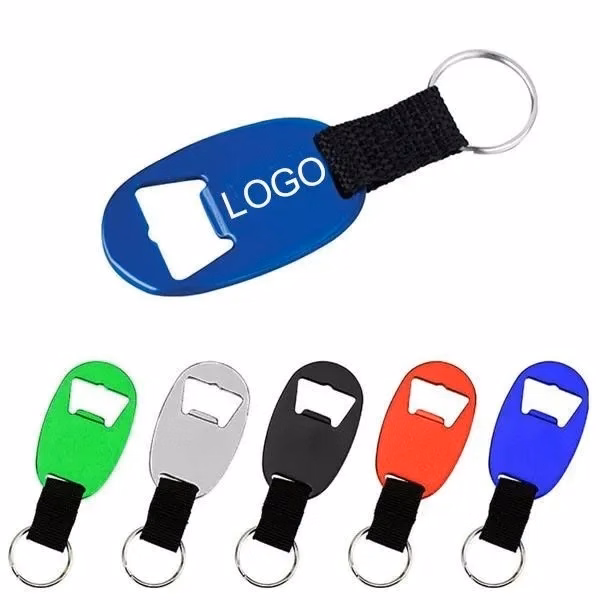 Custom 3.94 Inch Aluminum Bottle Opener Keychain — Multi-Use Barware Portable Item