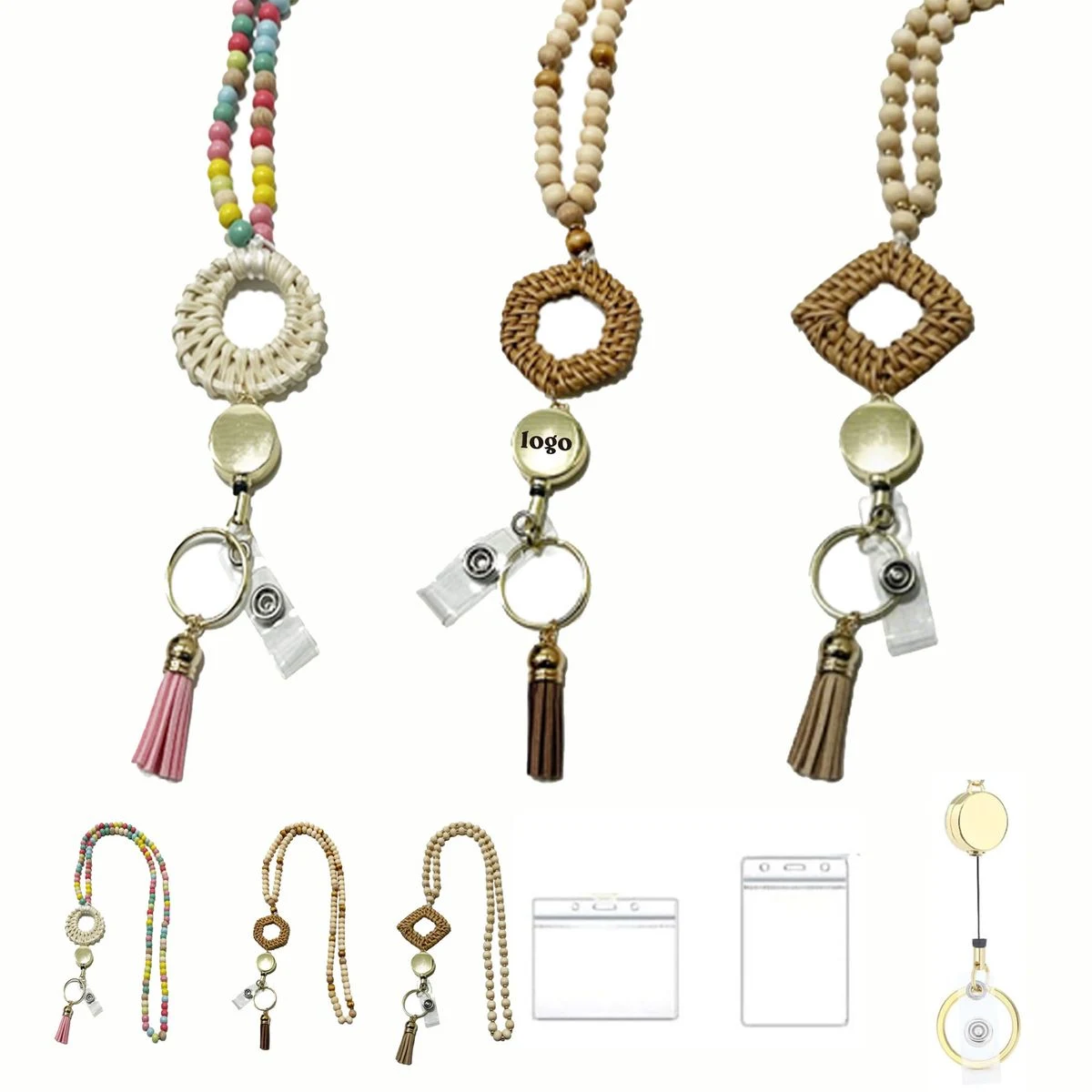 Beaded ID Lanyard 1