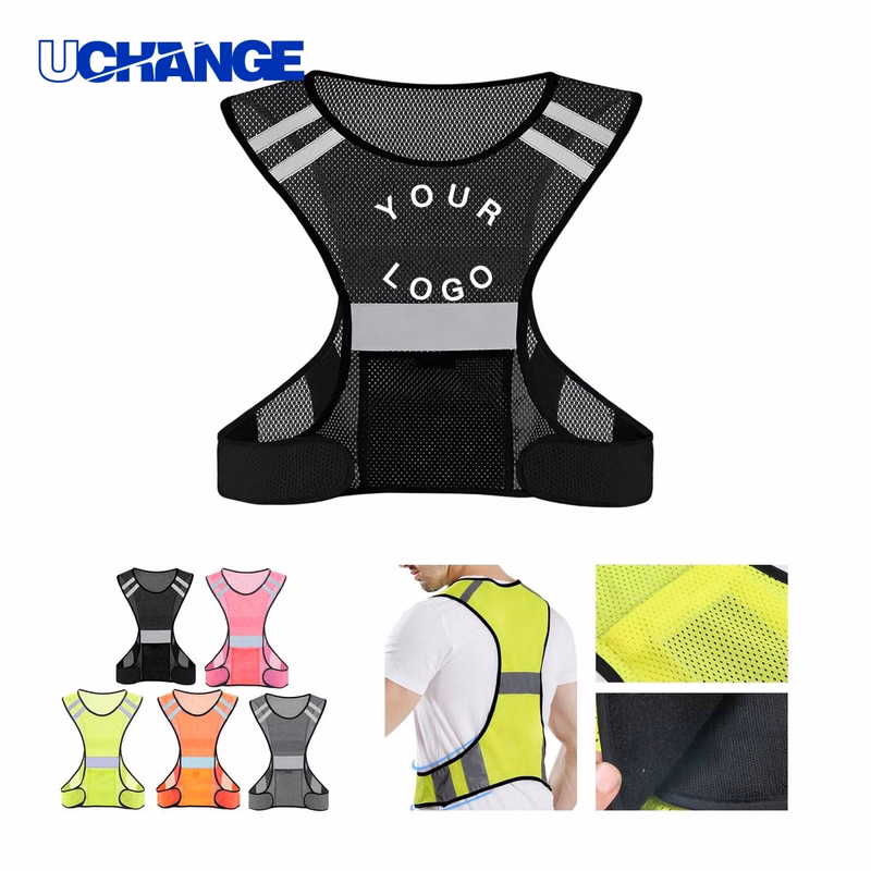 High Visibility Safety Vest 22" with Mesh Panels for Work Use