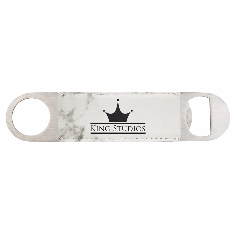 Laser Engraved Leatherette Bottle Opener (1.5"x7")