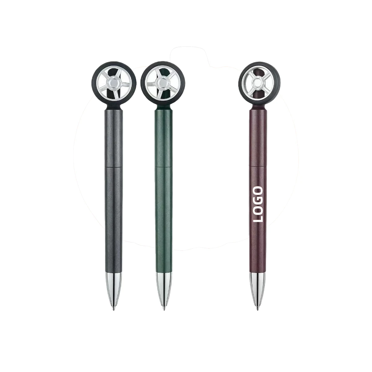 Spinner Fidget Ballpoint Pen, custom pen with logo imprint 1