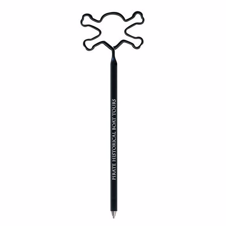 Skull and Crossbones Inkbend Standard, Bent Pen