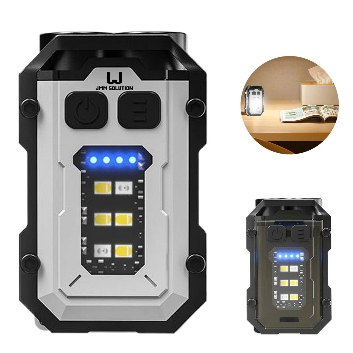 Multi Function ABS Keychain Flashlight for Outdoor 1