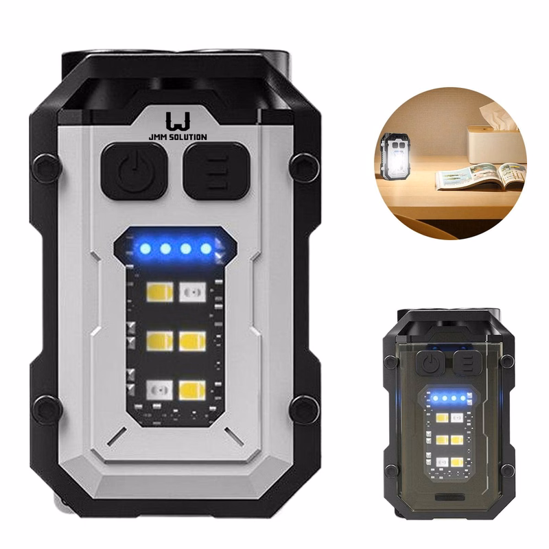 Multi Function ABS Keychain Flashlight for Outdoor