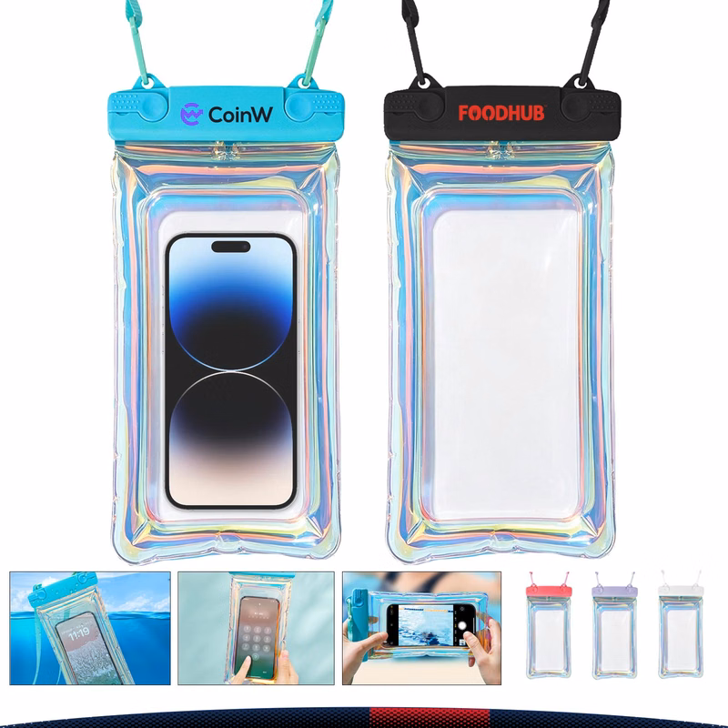 Iridescent Airbag Waterproof Phone Pouch