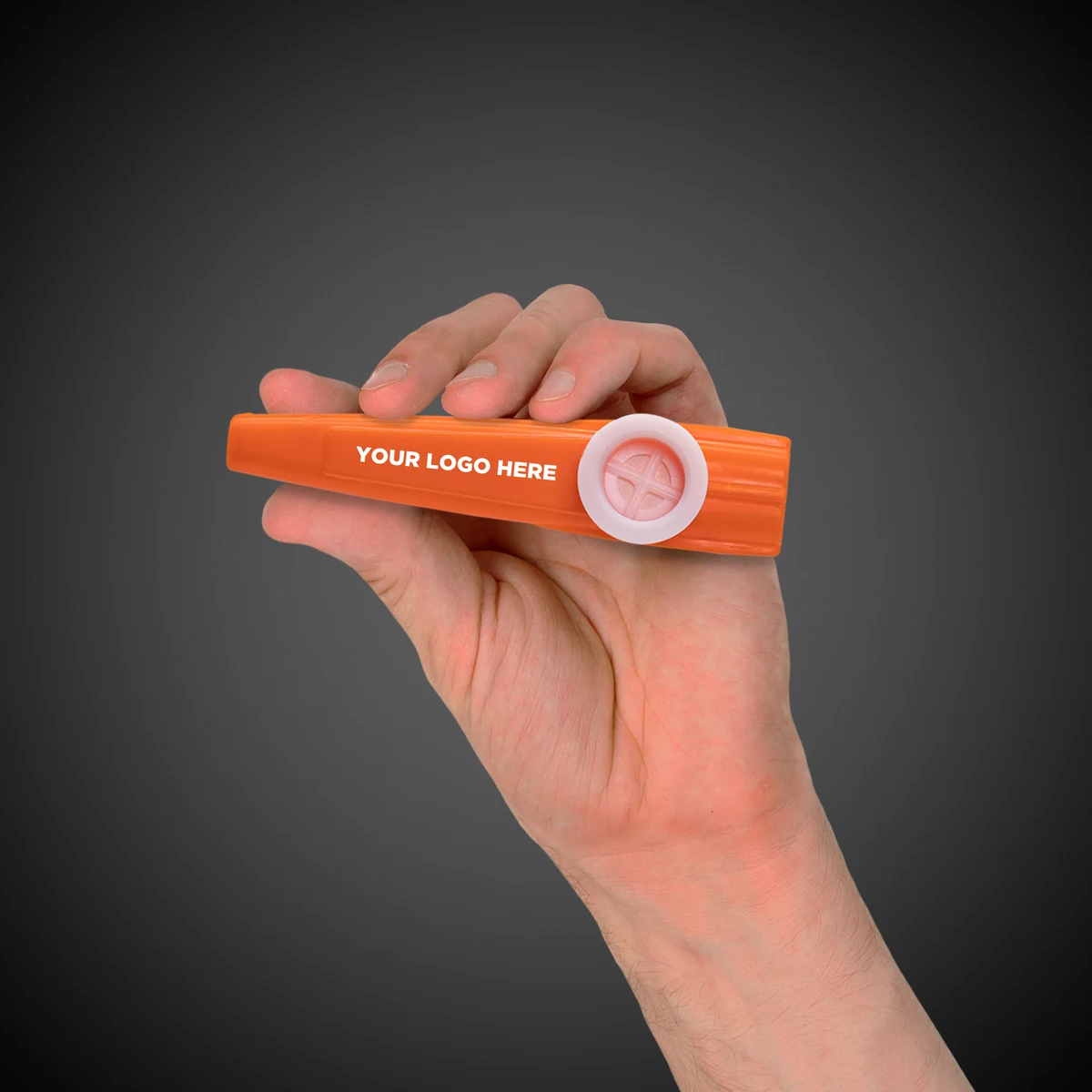Orange Plastic Kazoo 1