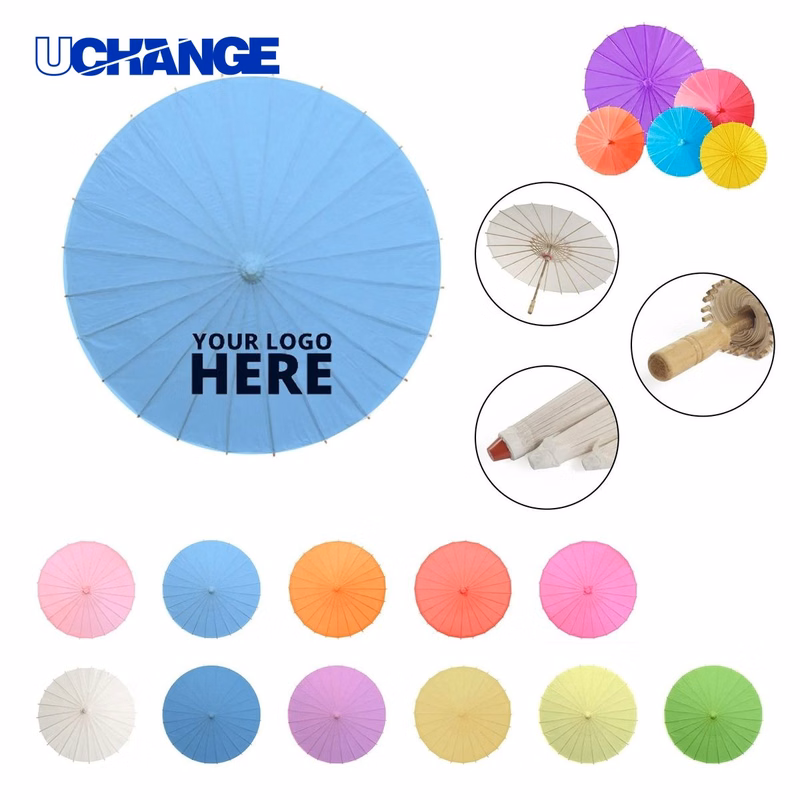 DIY Paper Umbrella with Wooden Handle Craft & Decoration