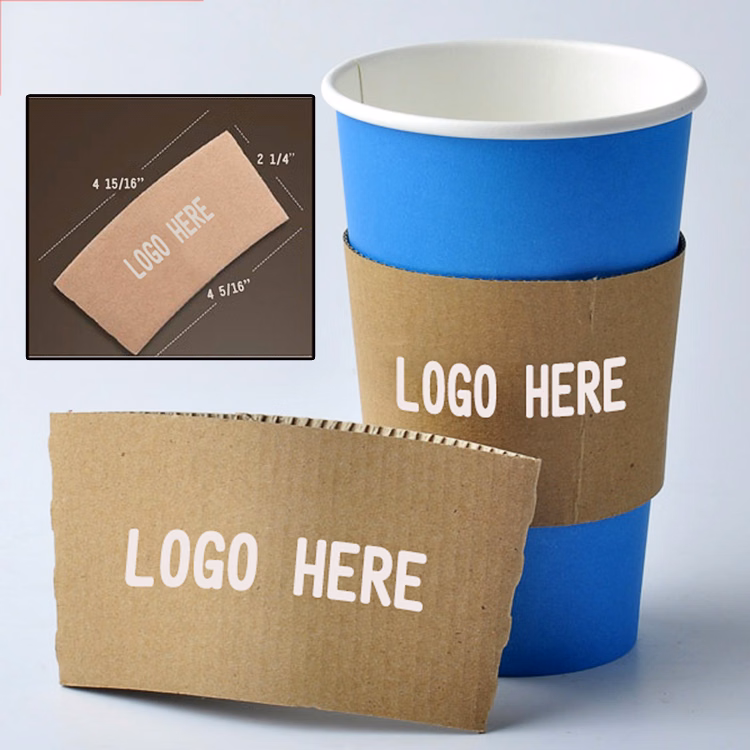 10-16 OZ Kraft Paper Cup Sleeve