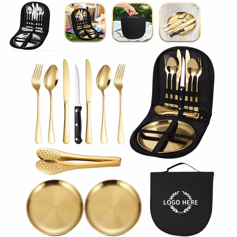 Outdoor Stainless Steel Tableware Set