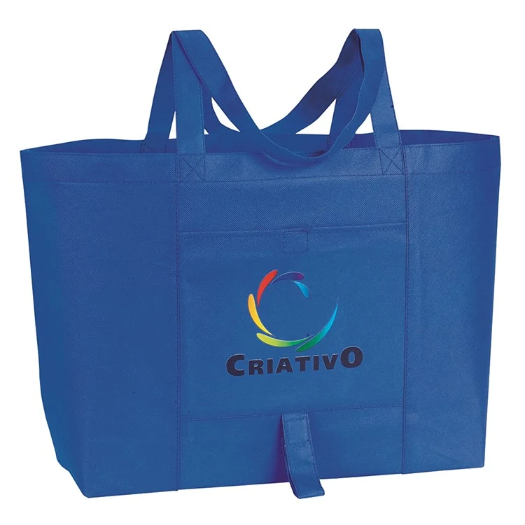 Eco-Green Fold Up Shopping Tote 1
