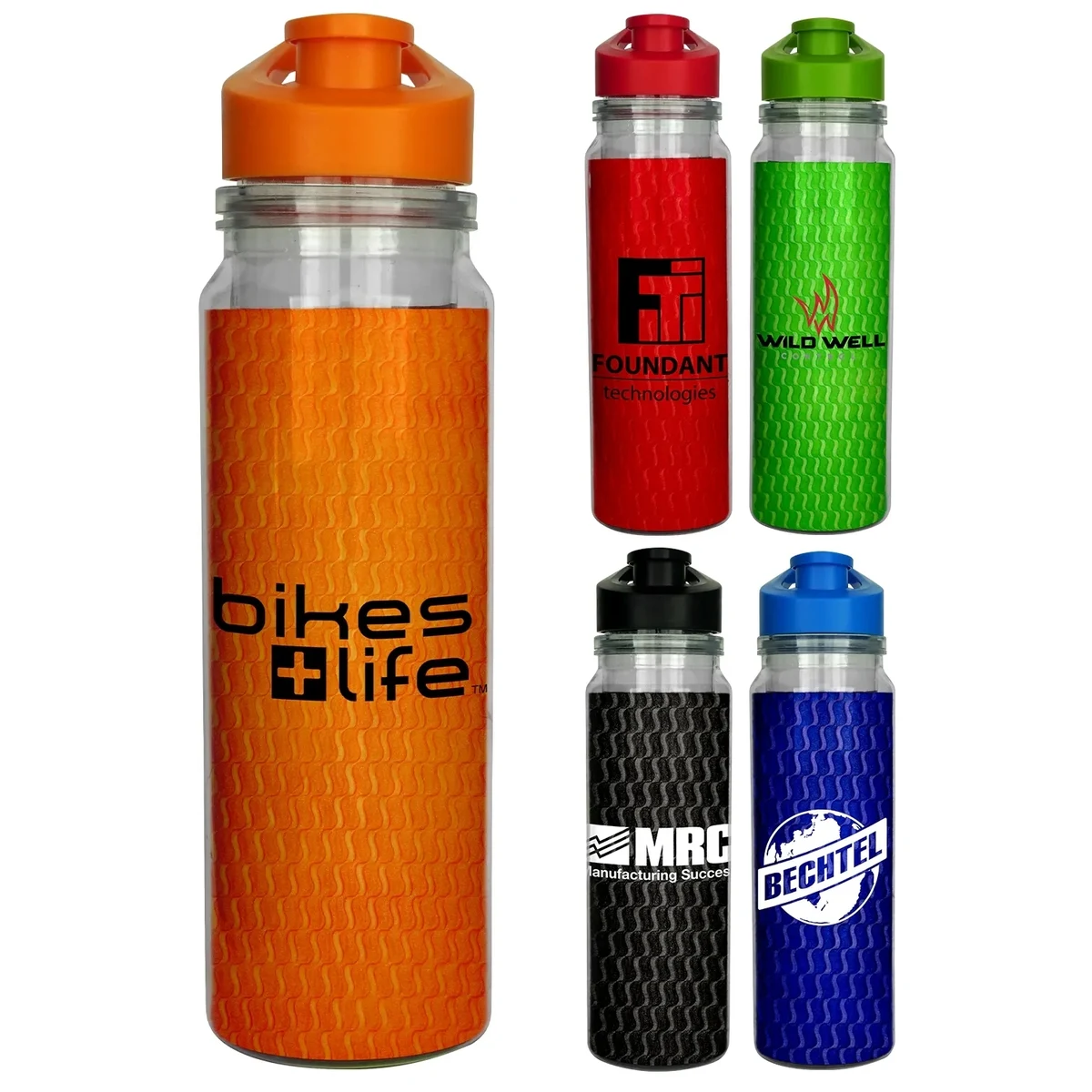 Easy Pour 18 oz. Full Color Insert Bottle, custom water bottle with logo imprint 1
