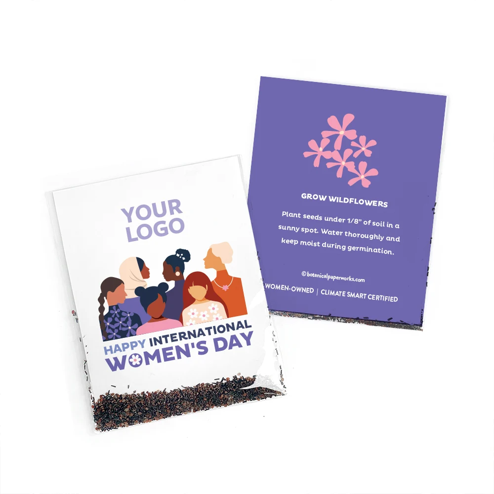 International Women's Day Wildflower Seed Packets 1