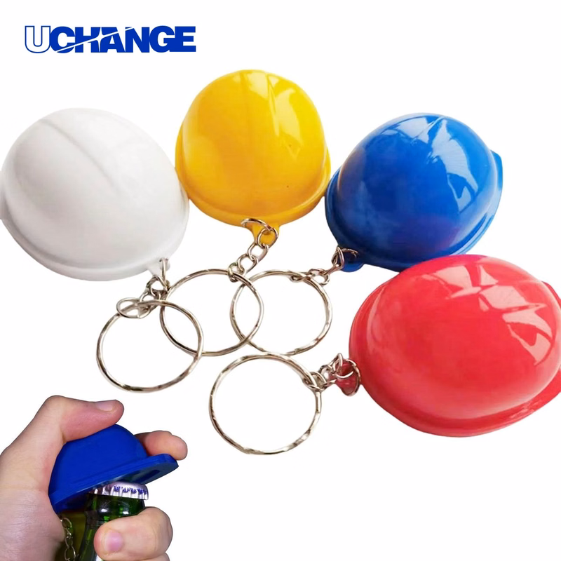 Construction Hat Key Chain Opener Tool