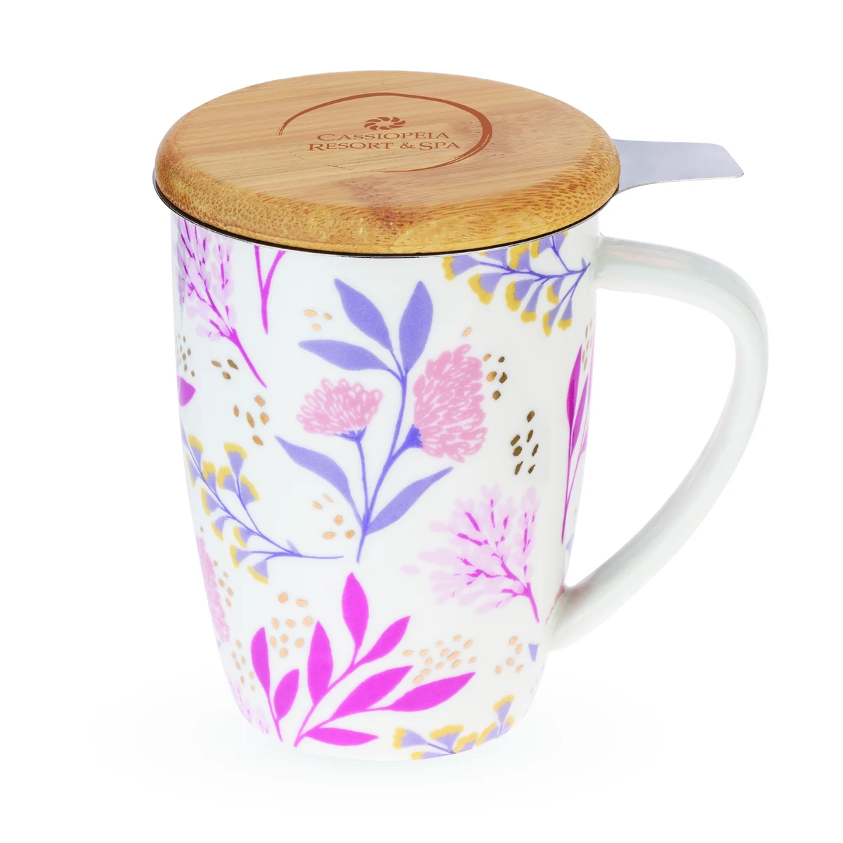 Pinky Up® Bailey™ Ceramic Tea Mug & Infuser 1