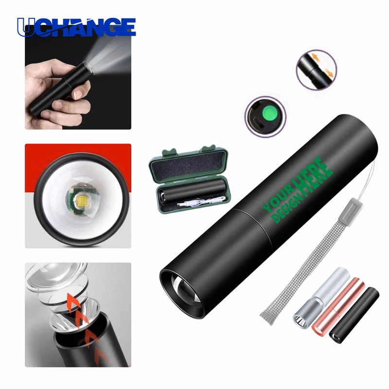 High Beam LED Rechargeable Mini Flashlight Tool