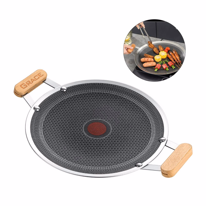 11-inch Stainless Steel Camping Non-Stick Baking Pan