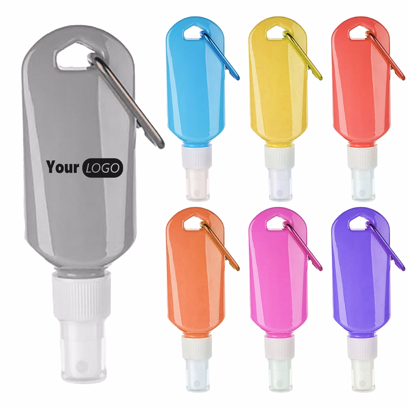 Plastic Custom Portable Hand Sanitizer With Clip