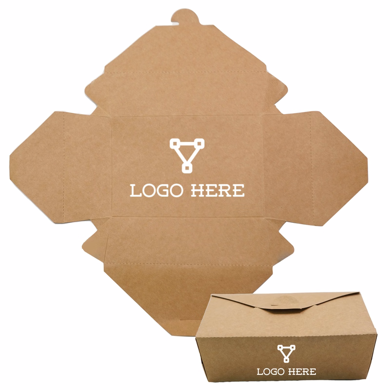47oz Disposable Kraft Take-out Box
