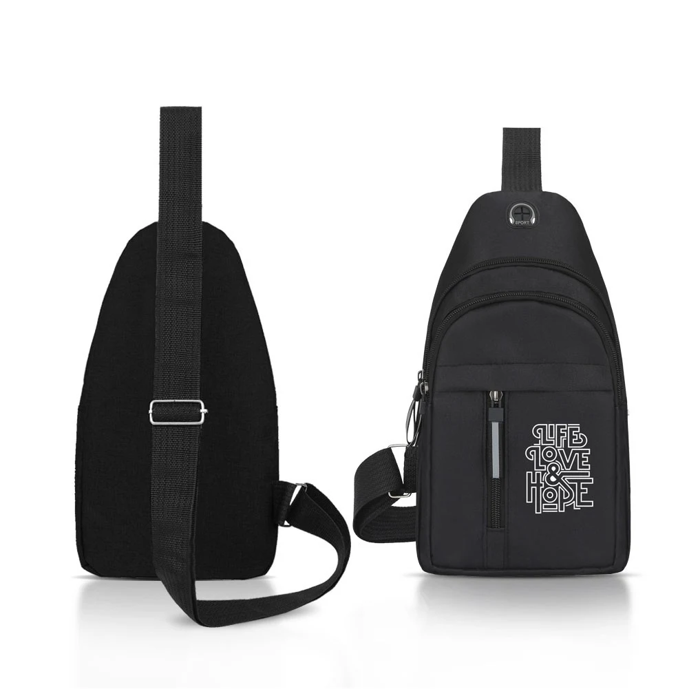 Casual Crossbody Sling Backpack ( 6.7" X 12" X 3" ) 1